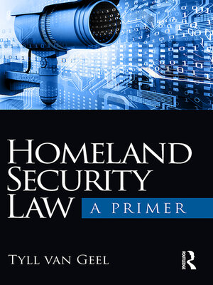cover image of Homeland Security Law